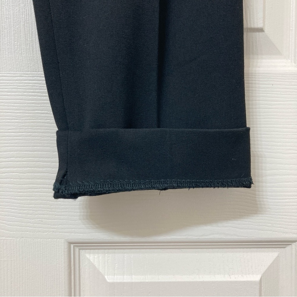 Talbots Women’s Heritage Black High Rise Straight Leg Trousers Pants 8 Short - Picture 9 of 9